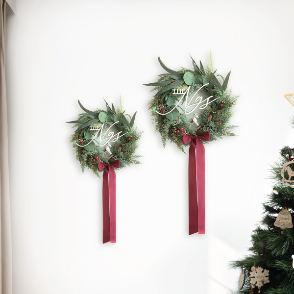 Joy to The World Christmas Wreath