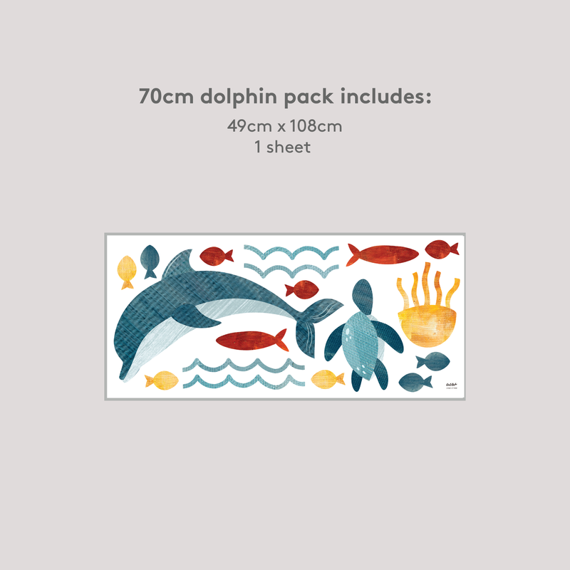 Dolphin Fabric Decal