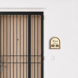 ARCH Unit Number Signage | Japandi