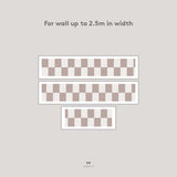Checkered Pattern Wall Border Decal
