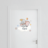 Disney Dumbo Nursery Name Fabric Decal