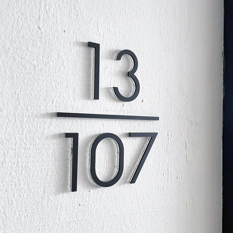 Urban Li l Floating Minimalist Unit Number Signage urban-li-l-floating-minimalist-unit-number-signage
