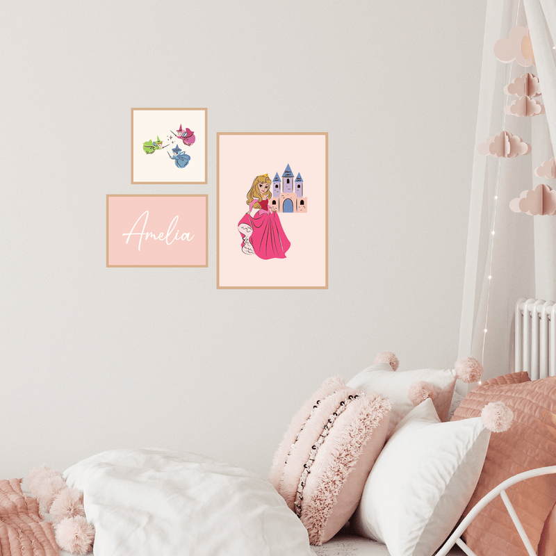 Disney Princess Gallery Art Fabric Decal