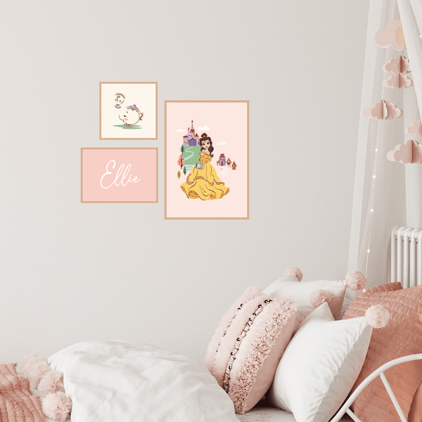 Disney Princess Gallery Art Fabric Decal