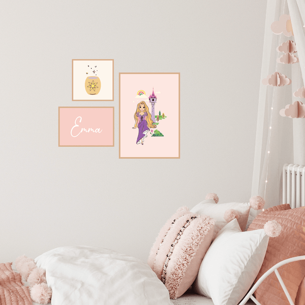 Disney Princess Gallery Art Fabric Decal