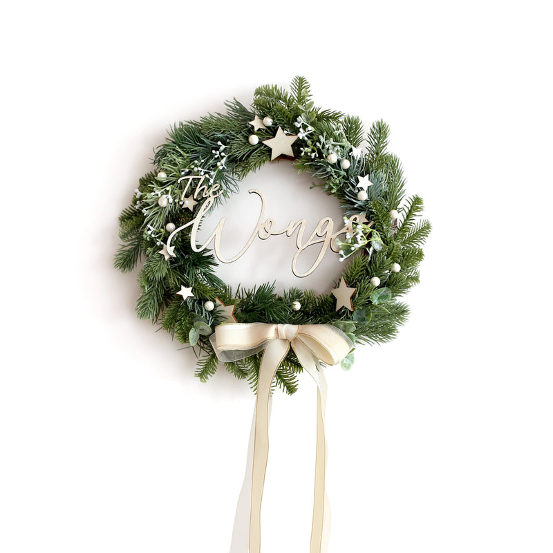 Wish Upon a Star Christmas Wreath