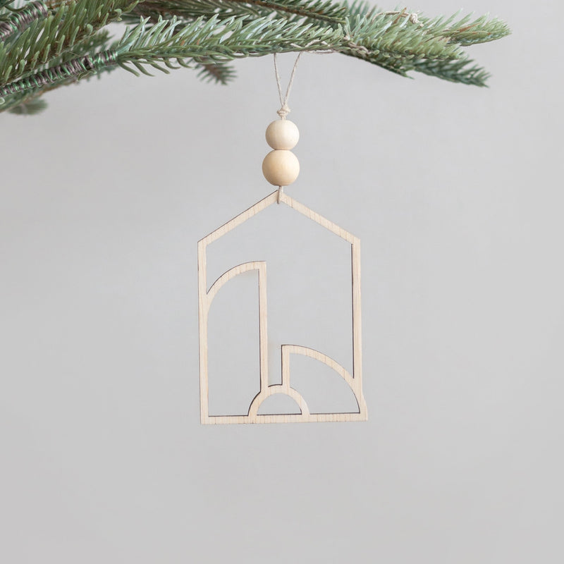 Minimalistic Nativity Ornament