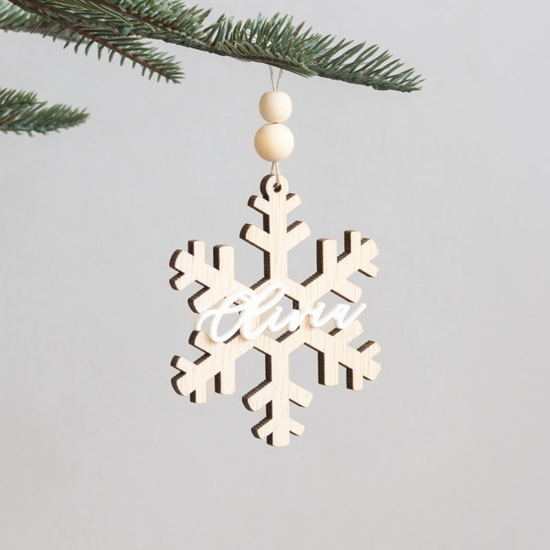 Scandi Snowflake Ornament