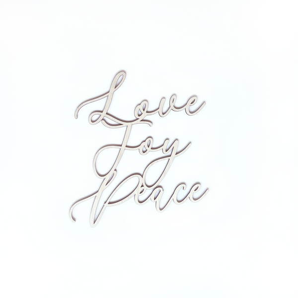 [Sale] Love Joy Peace Plaque
