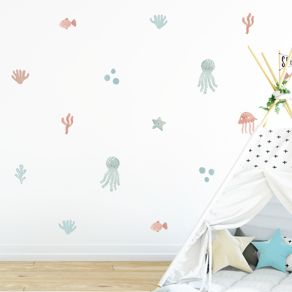 Ocean Friends Fabric Decal