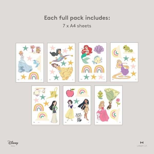 Disney Princess Medley Fabric Decal