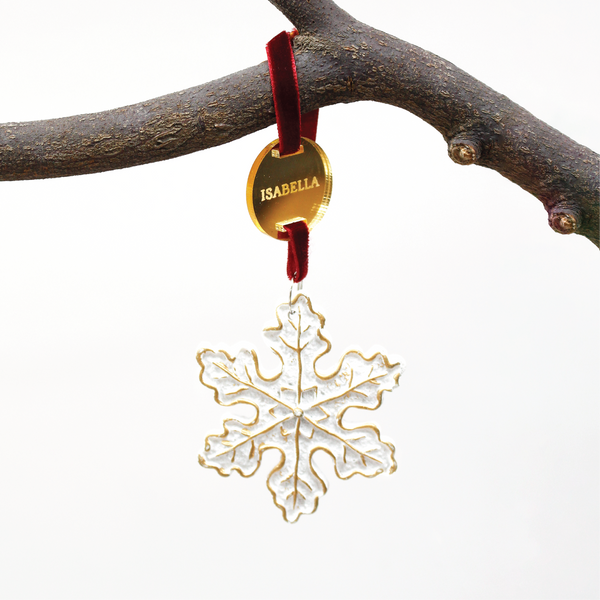 Frosted Snowflake – Special Edition Ceramic Ornament (10th Anniversary Edition)