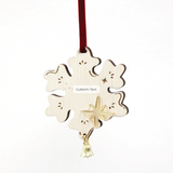 Frosted Snowflake Ornament