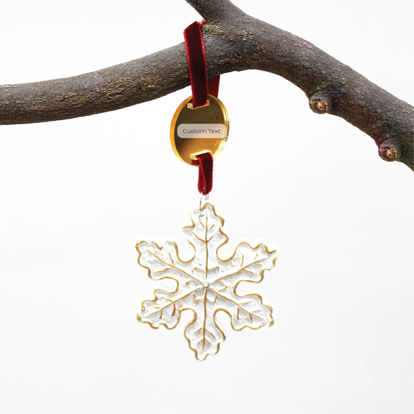 Frosted Snowflake – Special Edition Ceramic Ornament (10th Anniversary Edition)