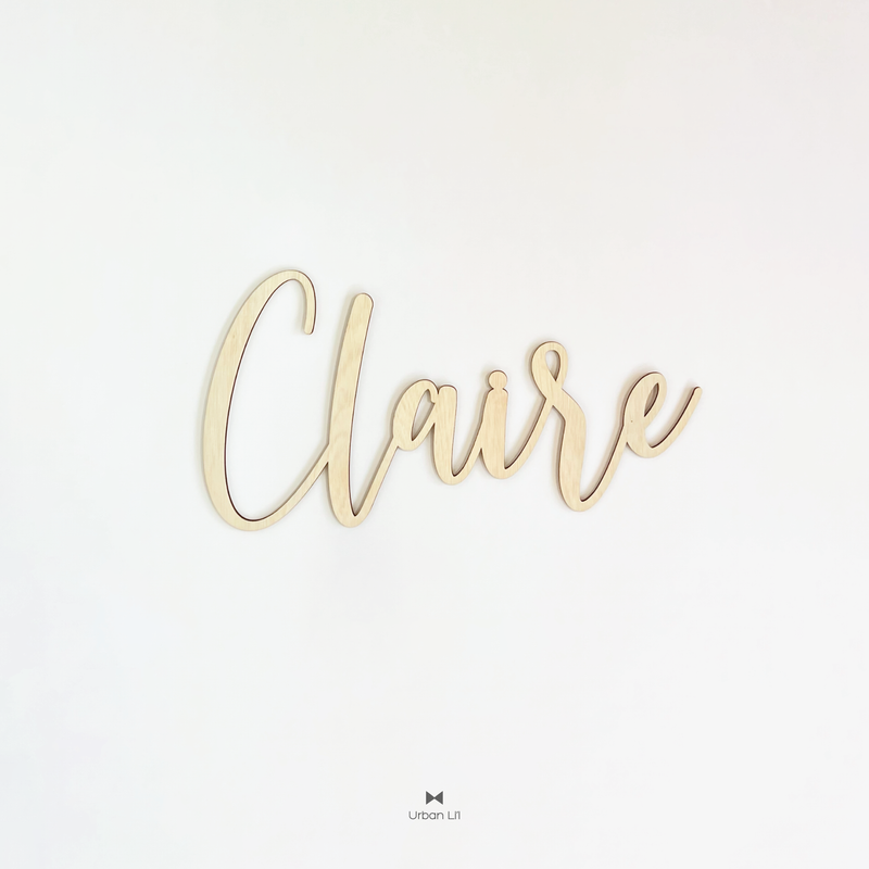 [Sale] Nursery Name Signage - Claire