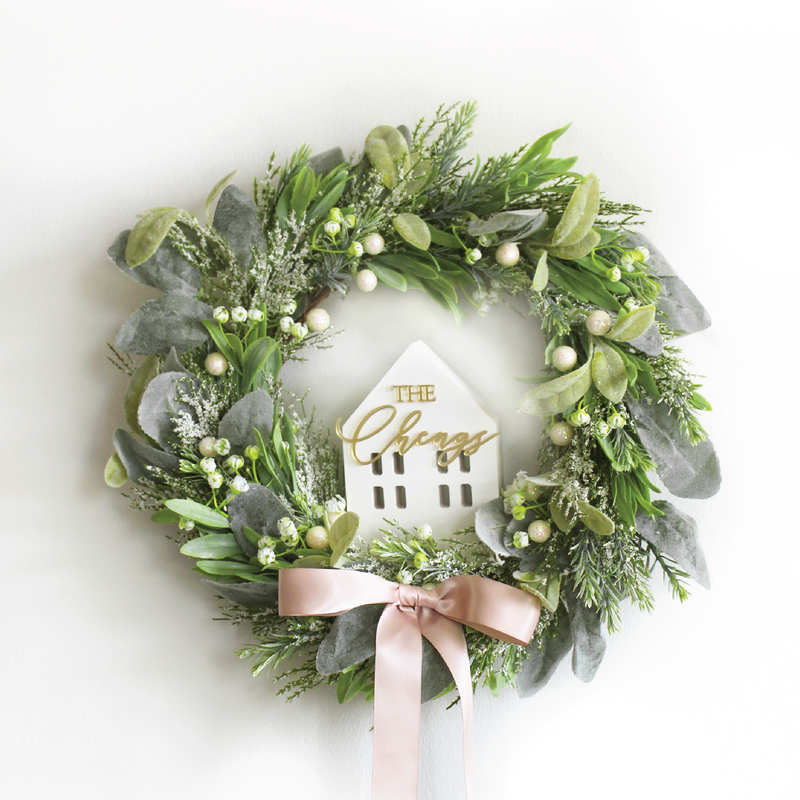 Home For Christmas Wreath