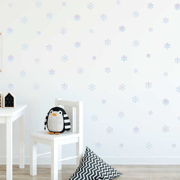 Snowflakes Fabric Decal