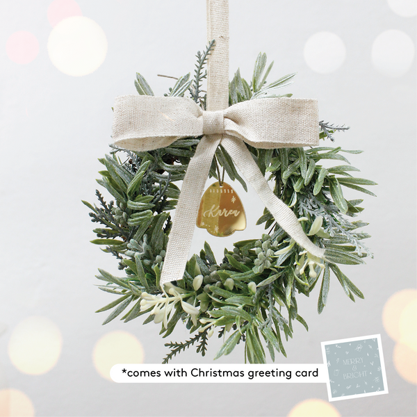 design 1 gold acrylic mirror bell