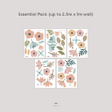 Pastel Fleur Botanica Wall Decal