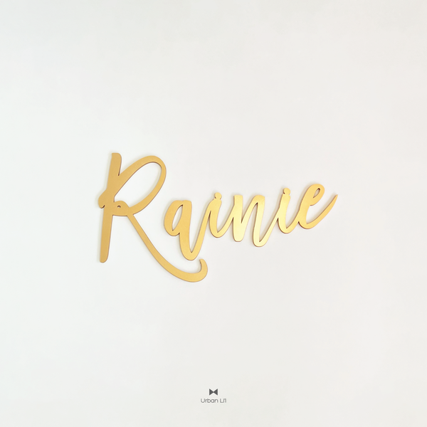 [Sale] Nursery Name Signage - Rainie