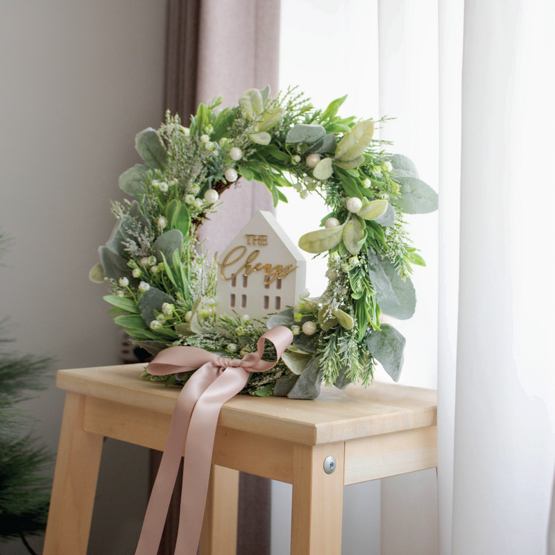 Home For Christmas Wreath