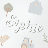 Personalised Baby Name Sign | Single Row