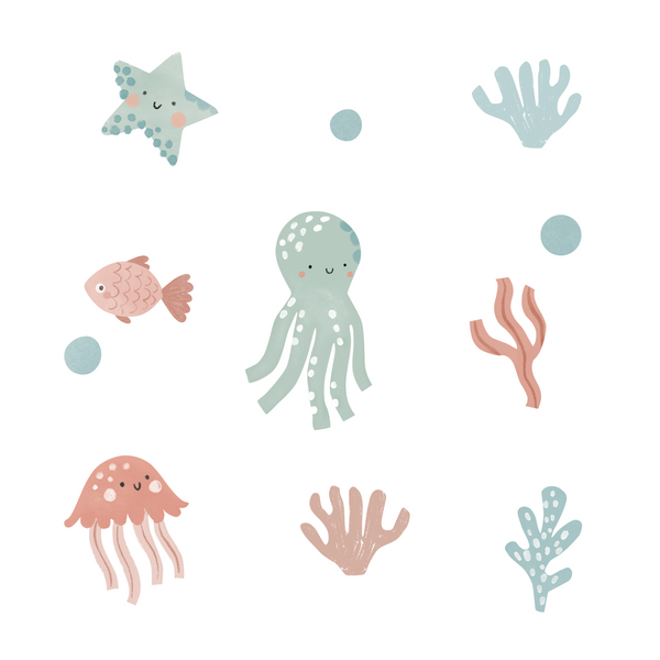 Ocean Friends Fabric Decal