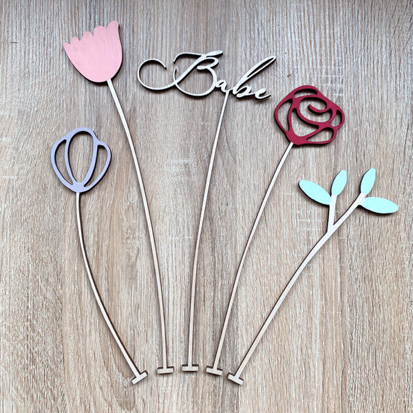 Be Mine Floral Toppers Set - Urban Li'l