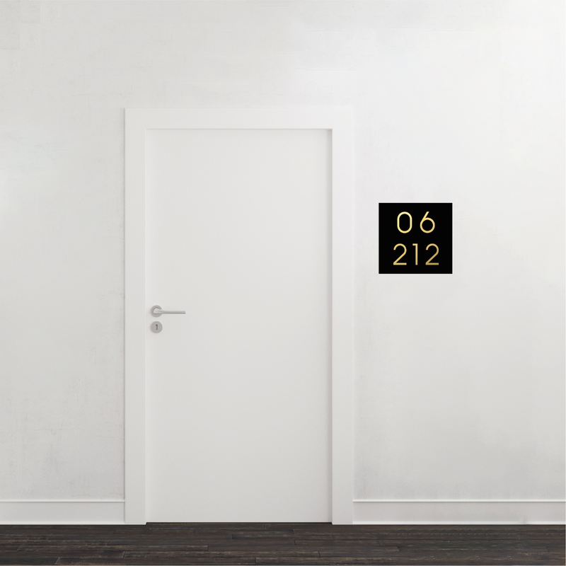 Unit Number Posts LUME Unit Number Signage