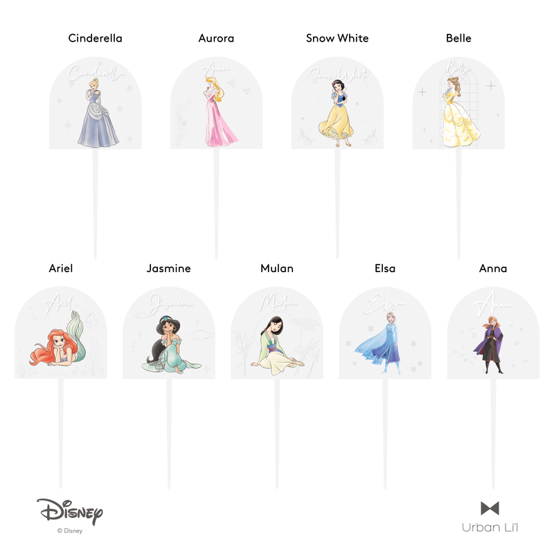 Disney Princesses & Queens Dome Cake Topper