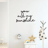 'You are my sunshine' Wall Decal