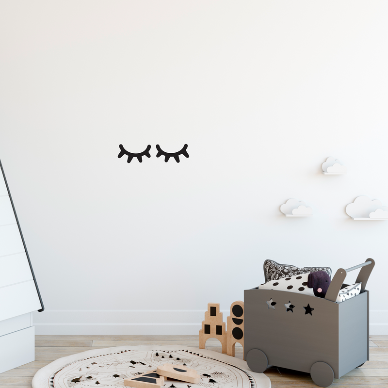 Sleepy Eyes Wall Decal
