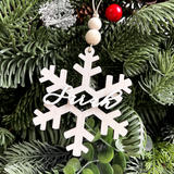 Scandi Snowflake Ornament