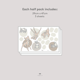 Bambi and Thumper Dots Fabric Decal