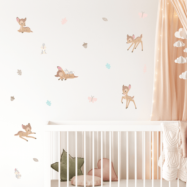 Bambi and Thumper Spring Fabric Decal