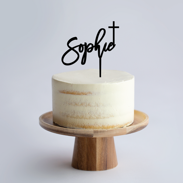 Baptism Cake Topper
