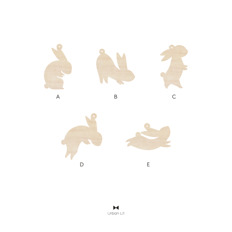 Bunny Hop Ornament