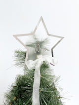 Luxury Personalised Christmas Star Tree Topper