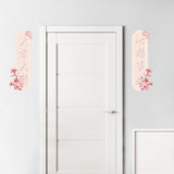 Cherry Blossom Spring Couplets Wall Decal