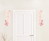 Cherry Blossom Spring Couplets Wall Decal
