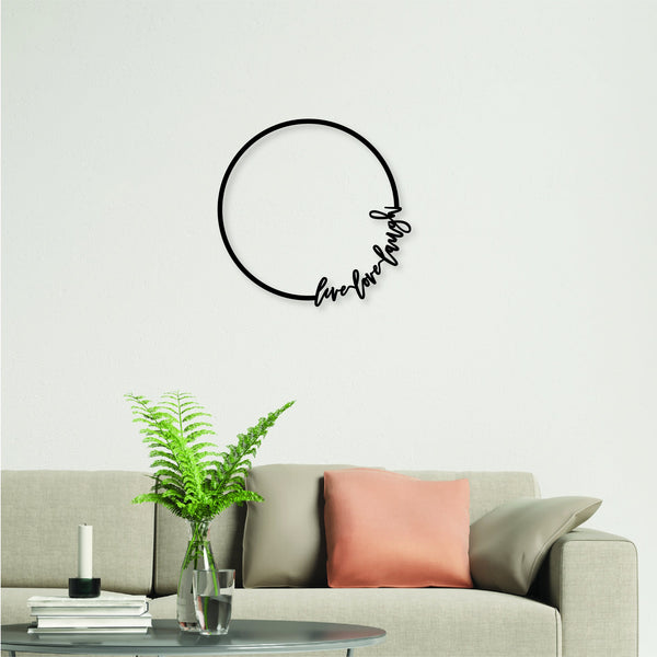 Calligraphy Hoop Plaque