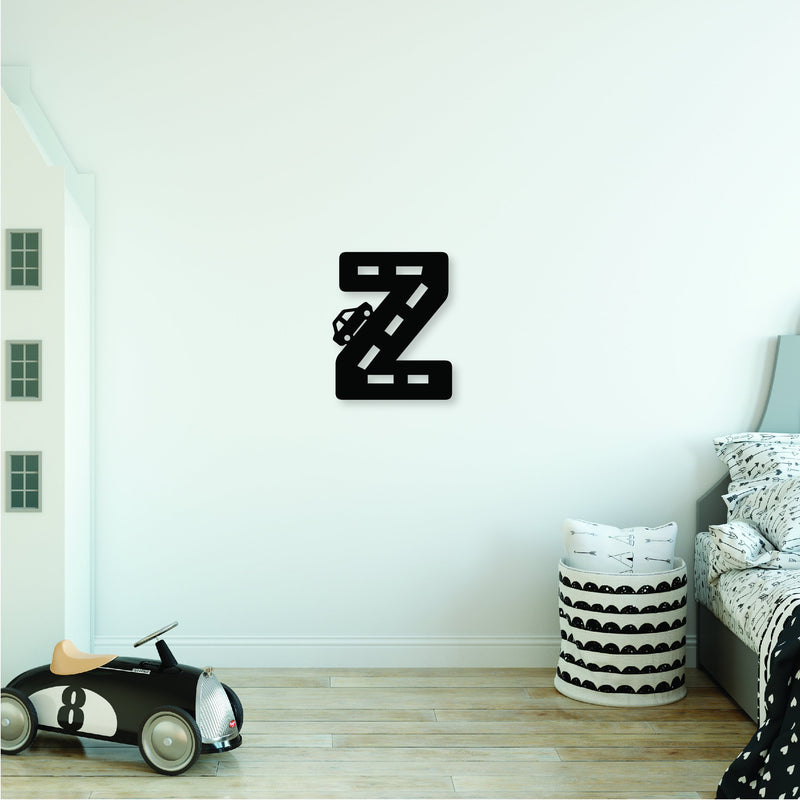 Car Alphabet Plaque - Initials