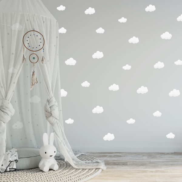 Petite Clouds Fabric Decal