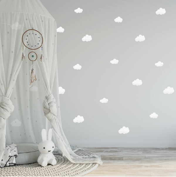 Petite Clouds Fabric Decal