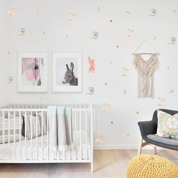 Moana Watercolour Fabric Decal