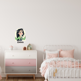 Messy Cute Princess Dome Fabric Decal