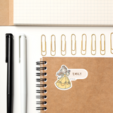 Disney Princesses Name Stickers