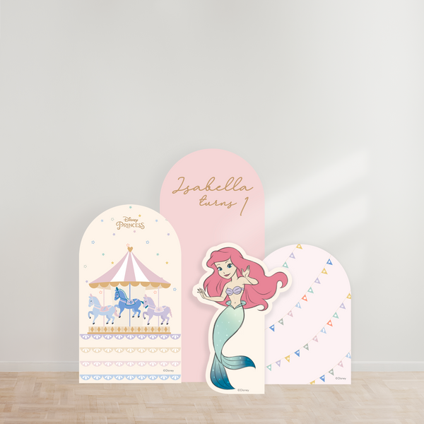 Disney Princesses Carousel Party Backdrop Boards