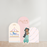 Disney Princesses Carousel Party Backdrop Boards