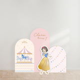 Disney Princesses Carousel Party Backdrop Boards